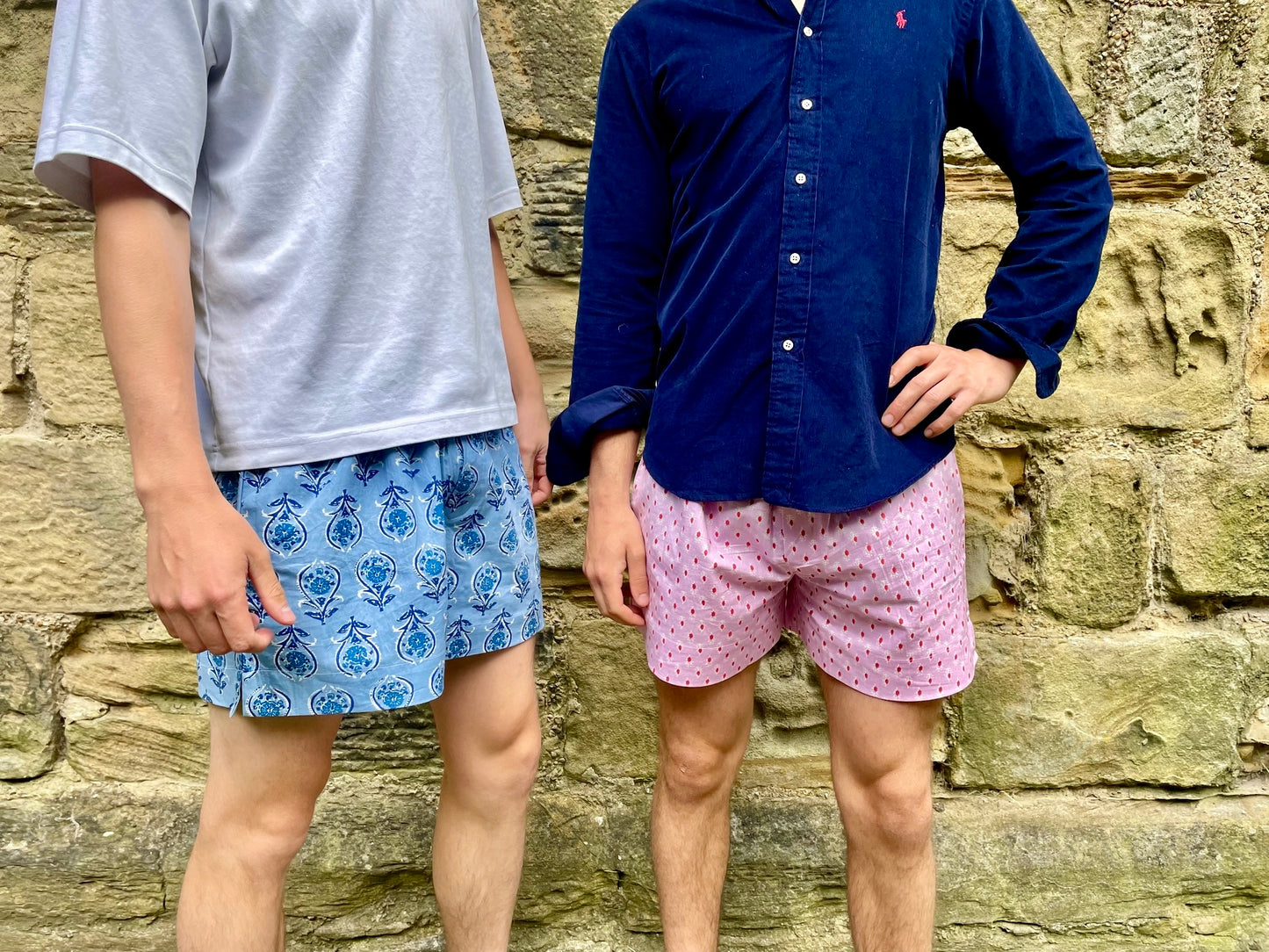 Blue 'Boxer' Shorts