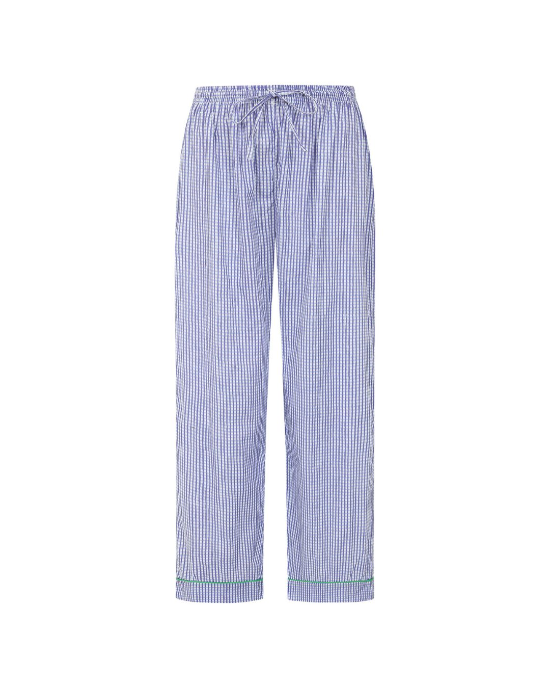 Blue Gingham Long Pyjama Set