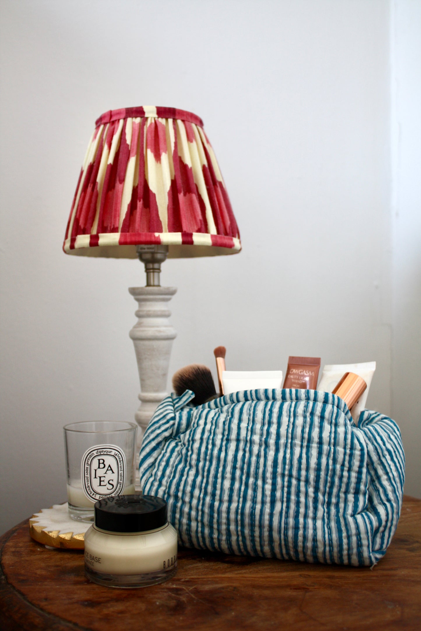 Blue Stripe Washbag