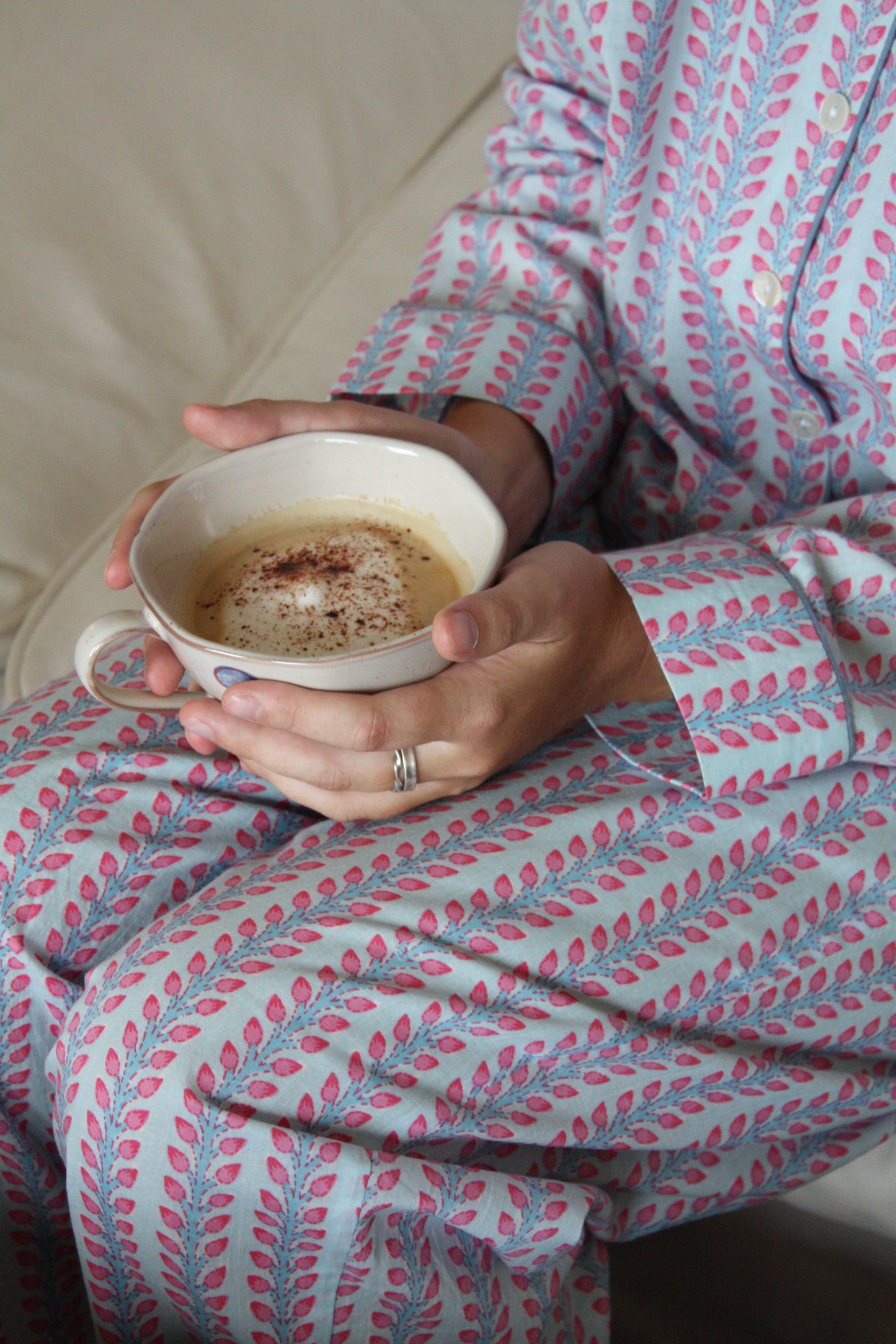 Blossom Stripe Trousers