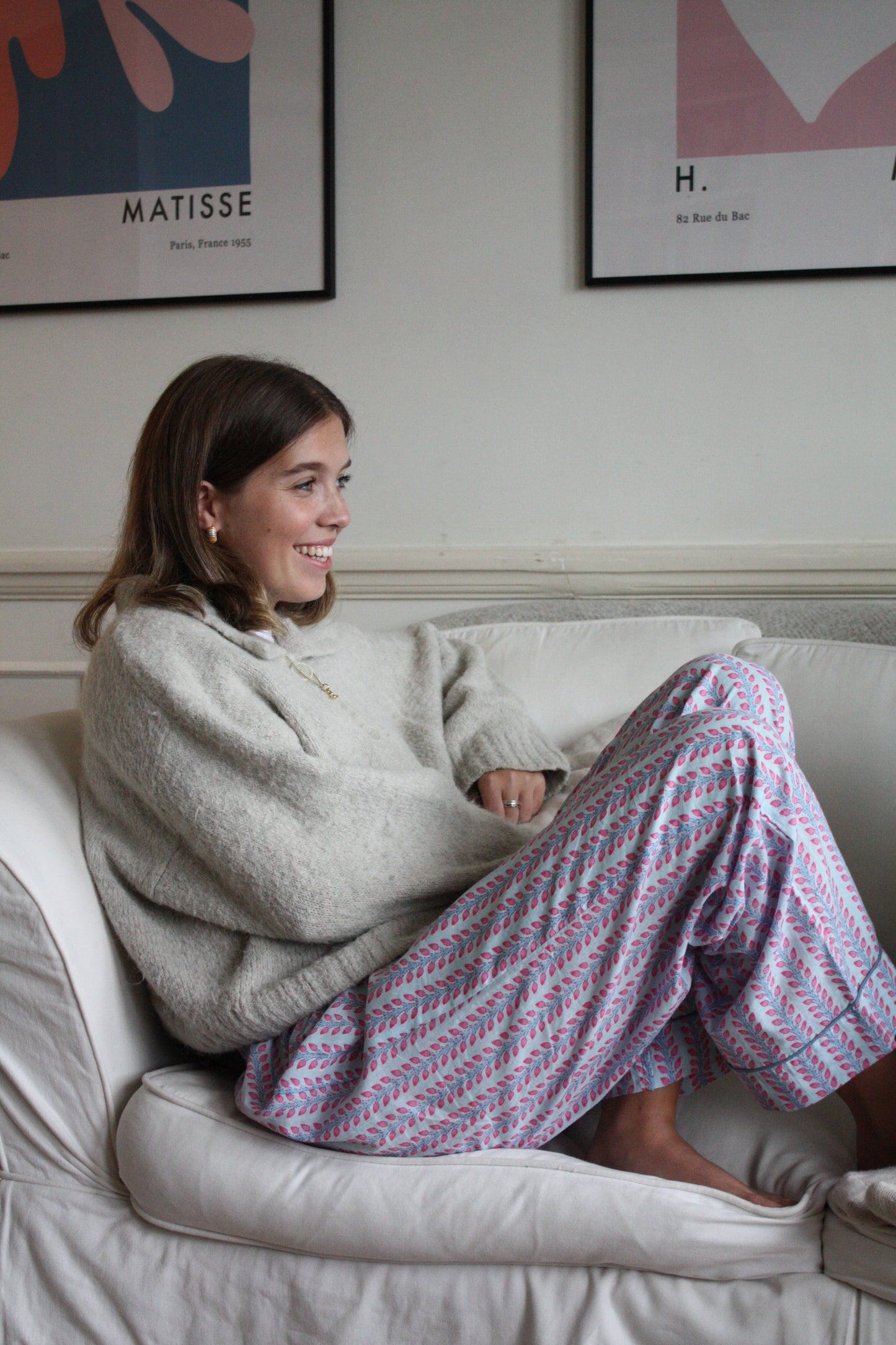 Blossom Stripe Trousers