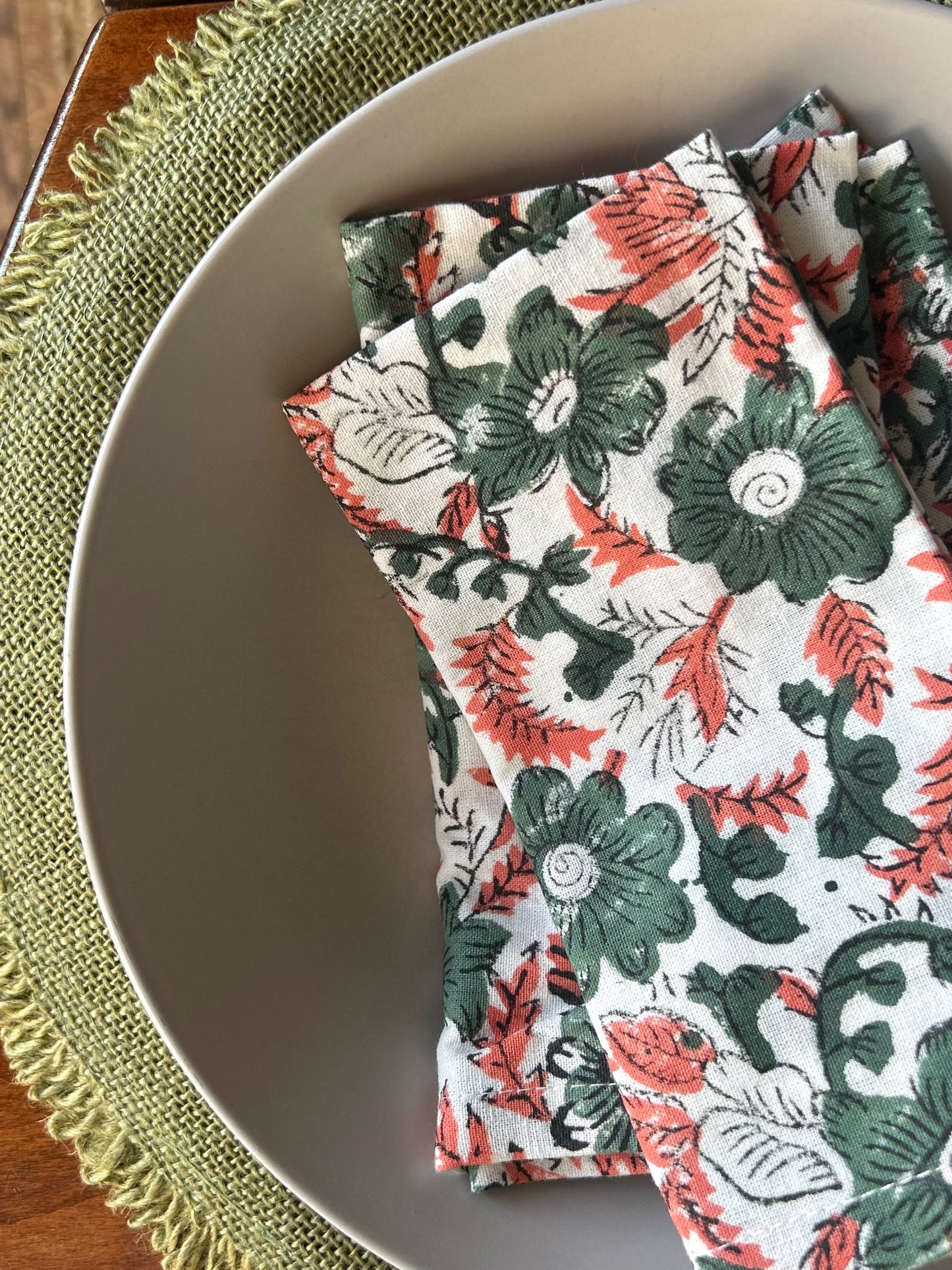 Napkin Set Green