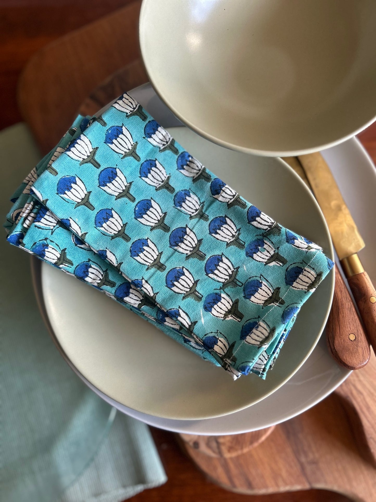 Napkin Set Blue