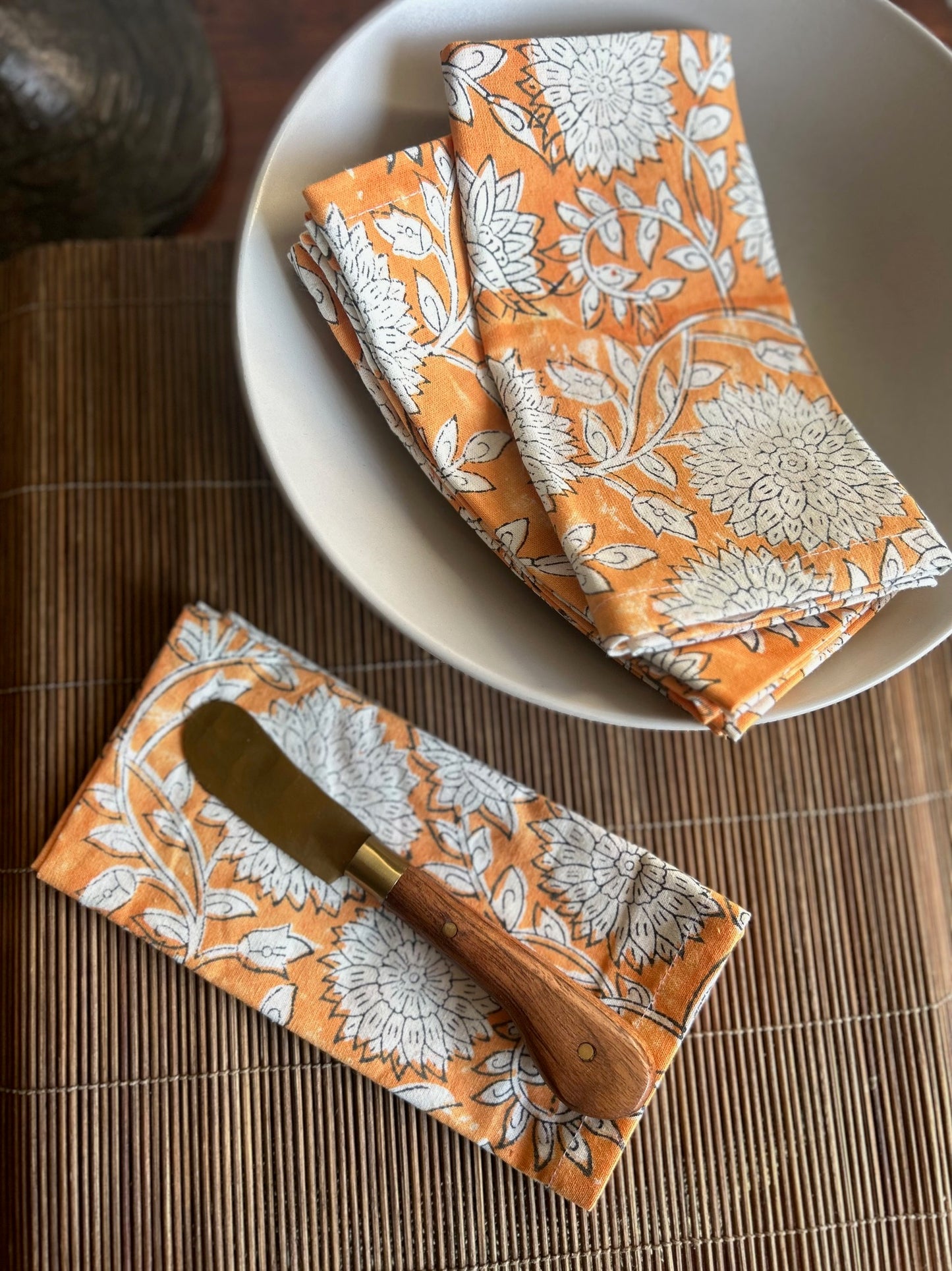 Napkin Set Orange