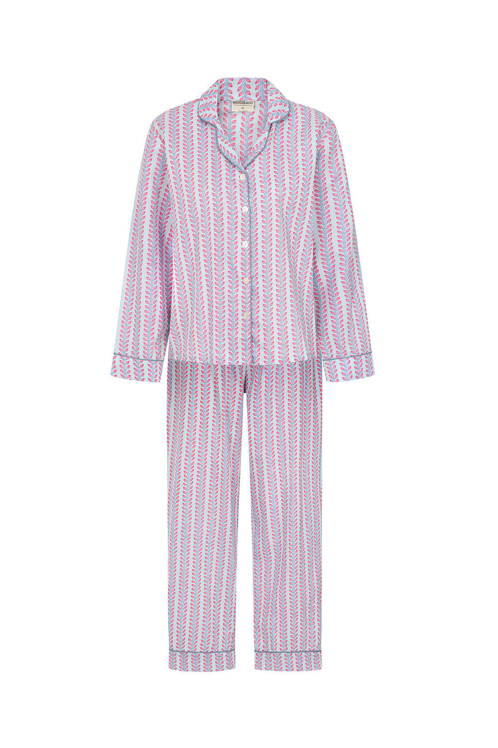 Blossom Stripe Long Pyjama Set
