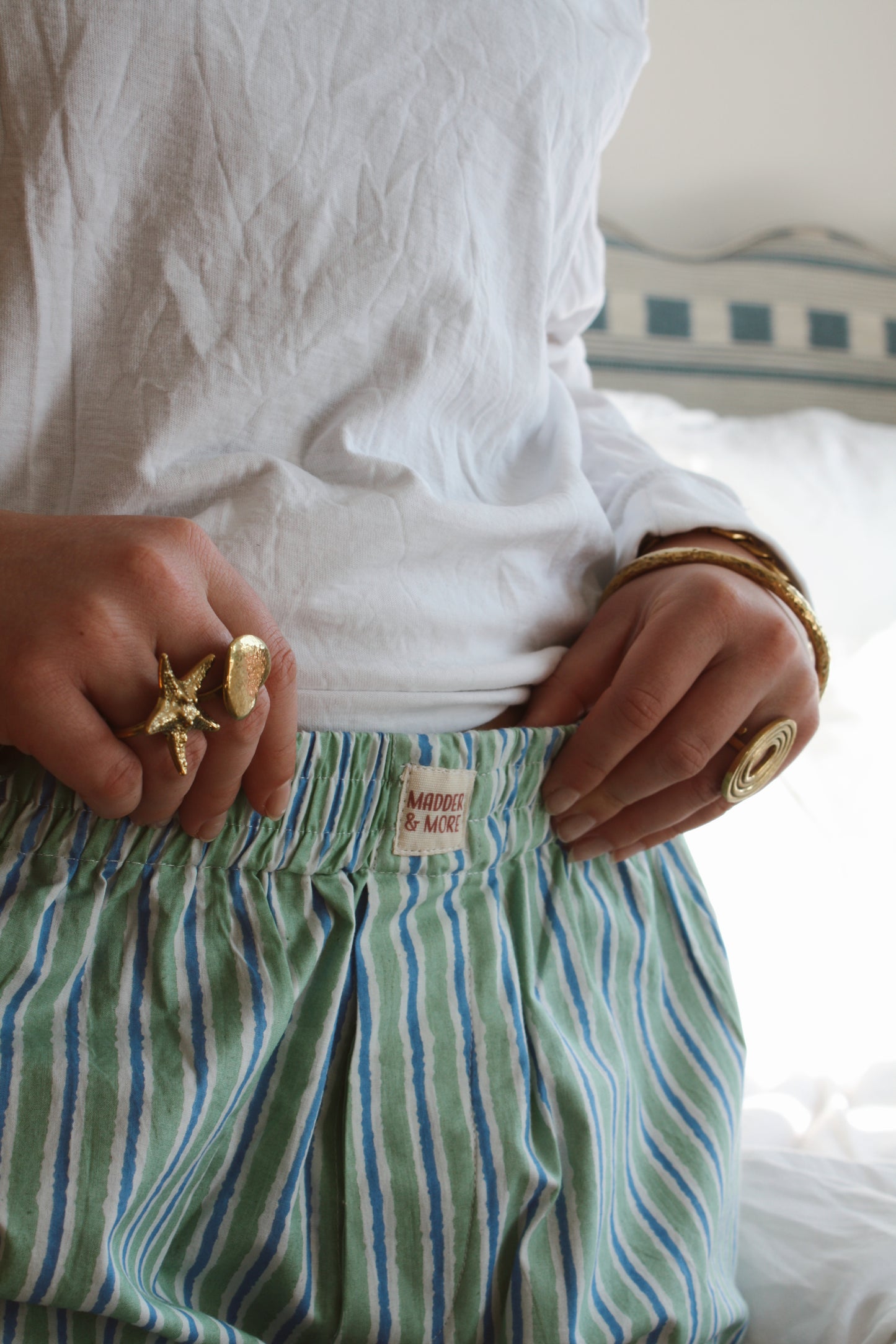 Green 'Boxer' Shorts