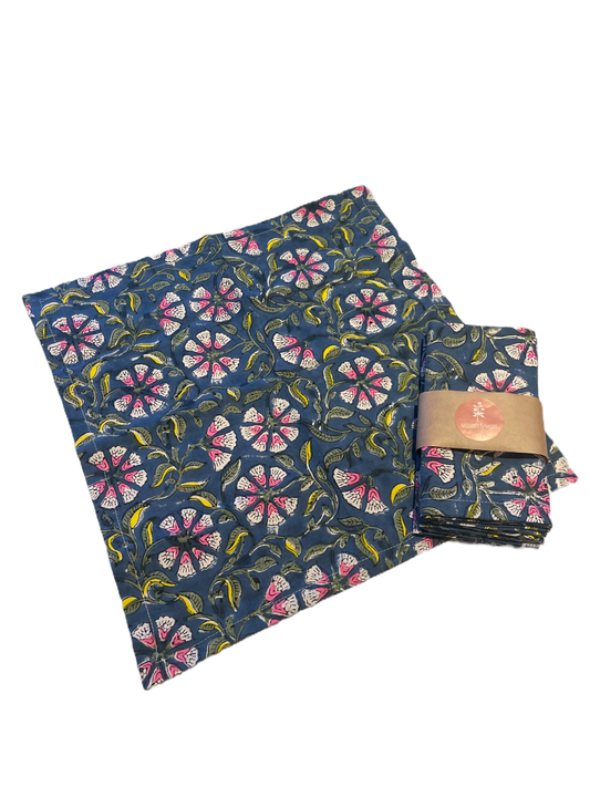 Napkin Set Dark Blue