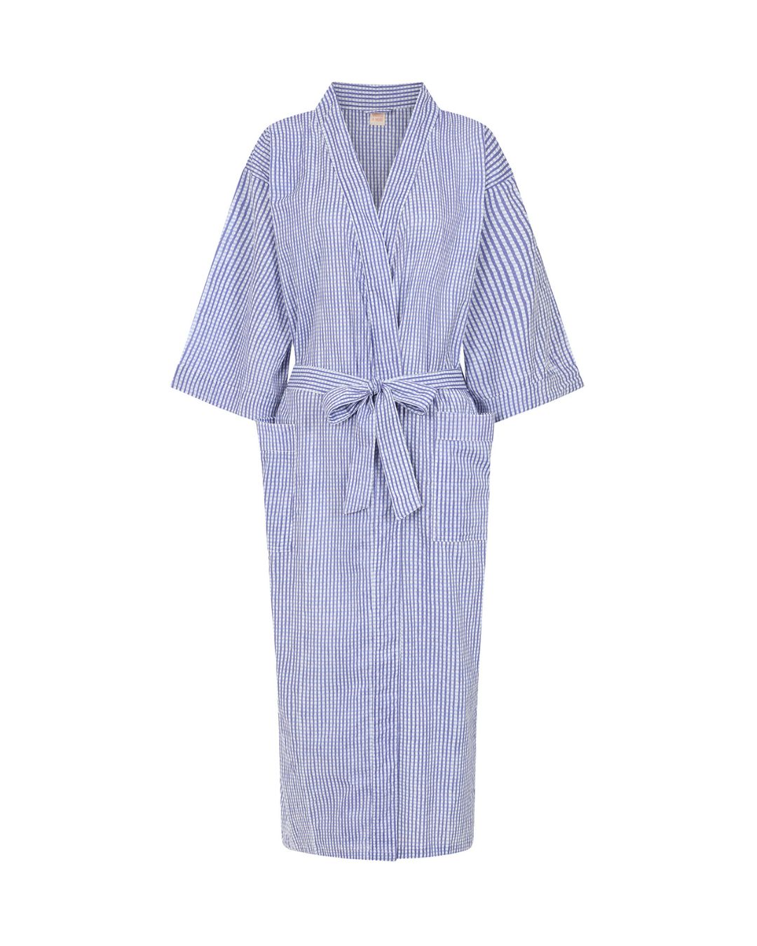 Gingham Robe Blue Gingham Robe – Madder & More