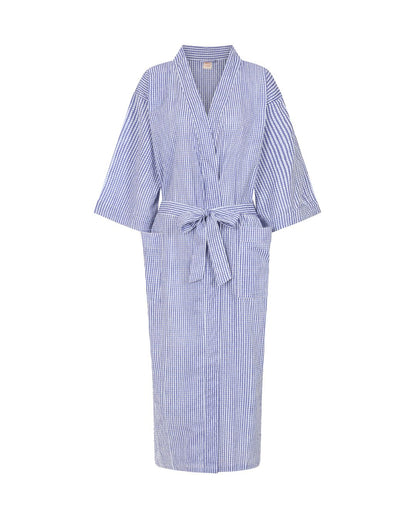Blue Gingham Robe