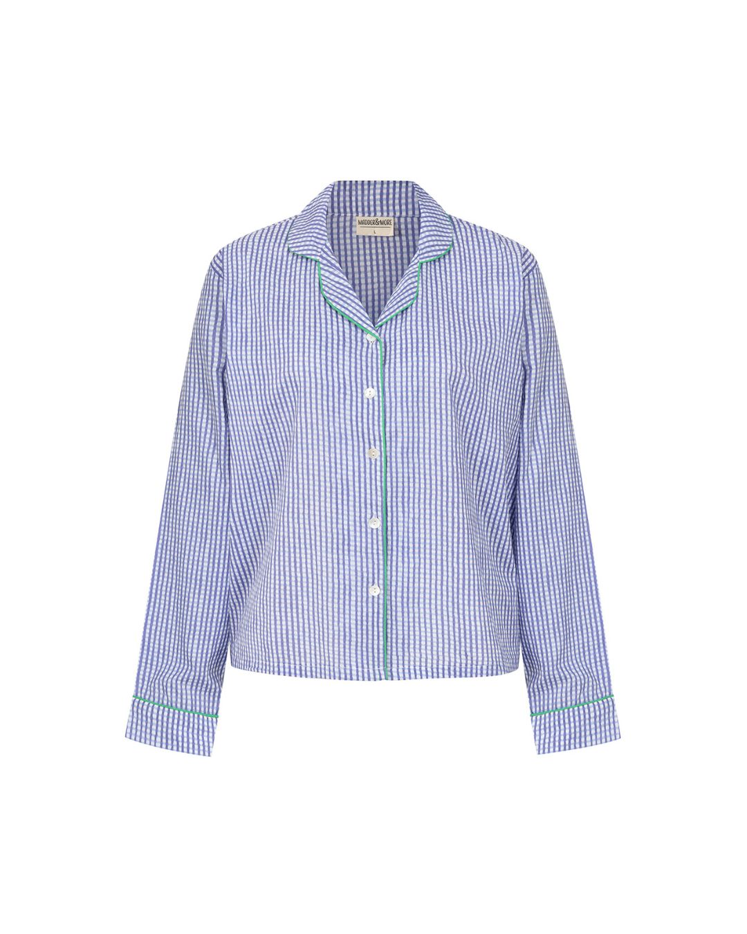 Blue Gingham Short Pyjama Set