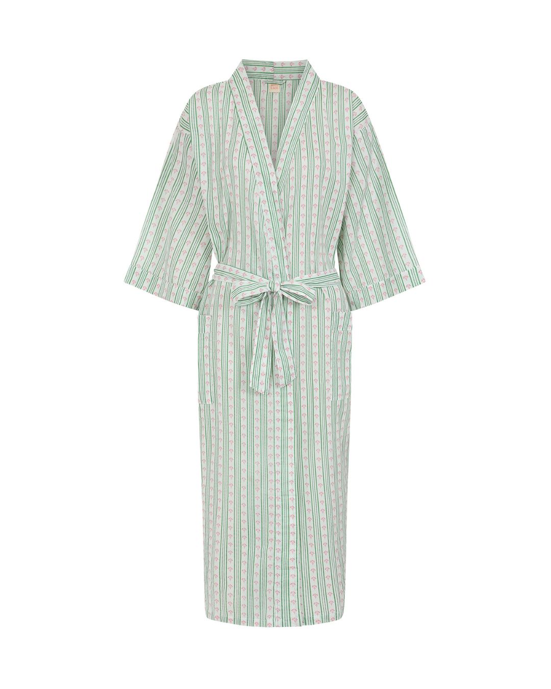 Green Stripe Robe