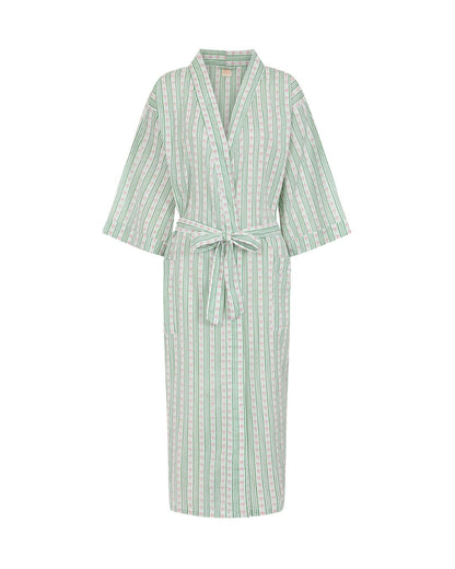 Green Stripe Robe