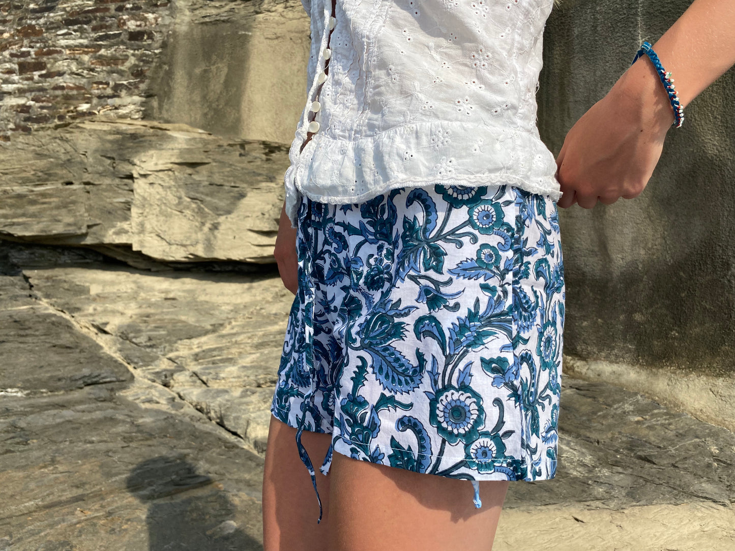 Bombay Blue Pyjama Shorts