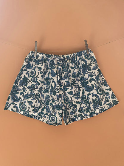 Bombay Blue Pyjama Shorts