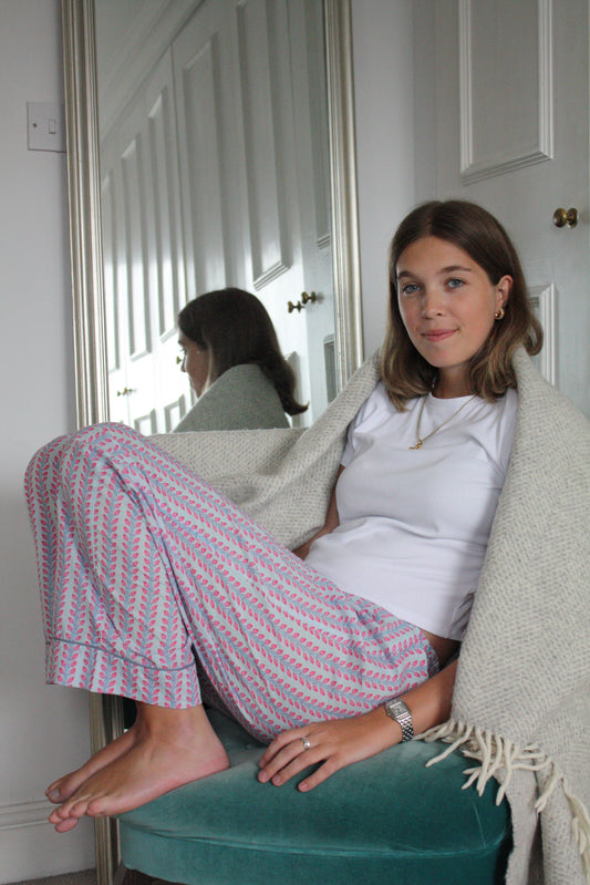 Blossom Stripe Trousers