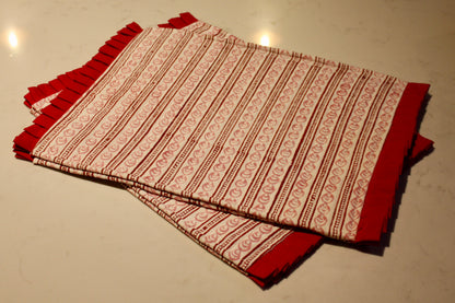 Pink Stripe Placemats