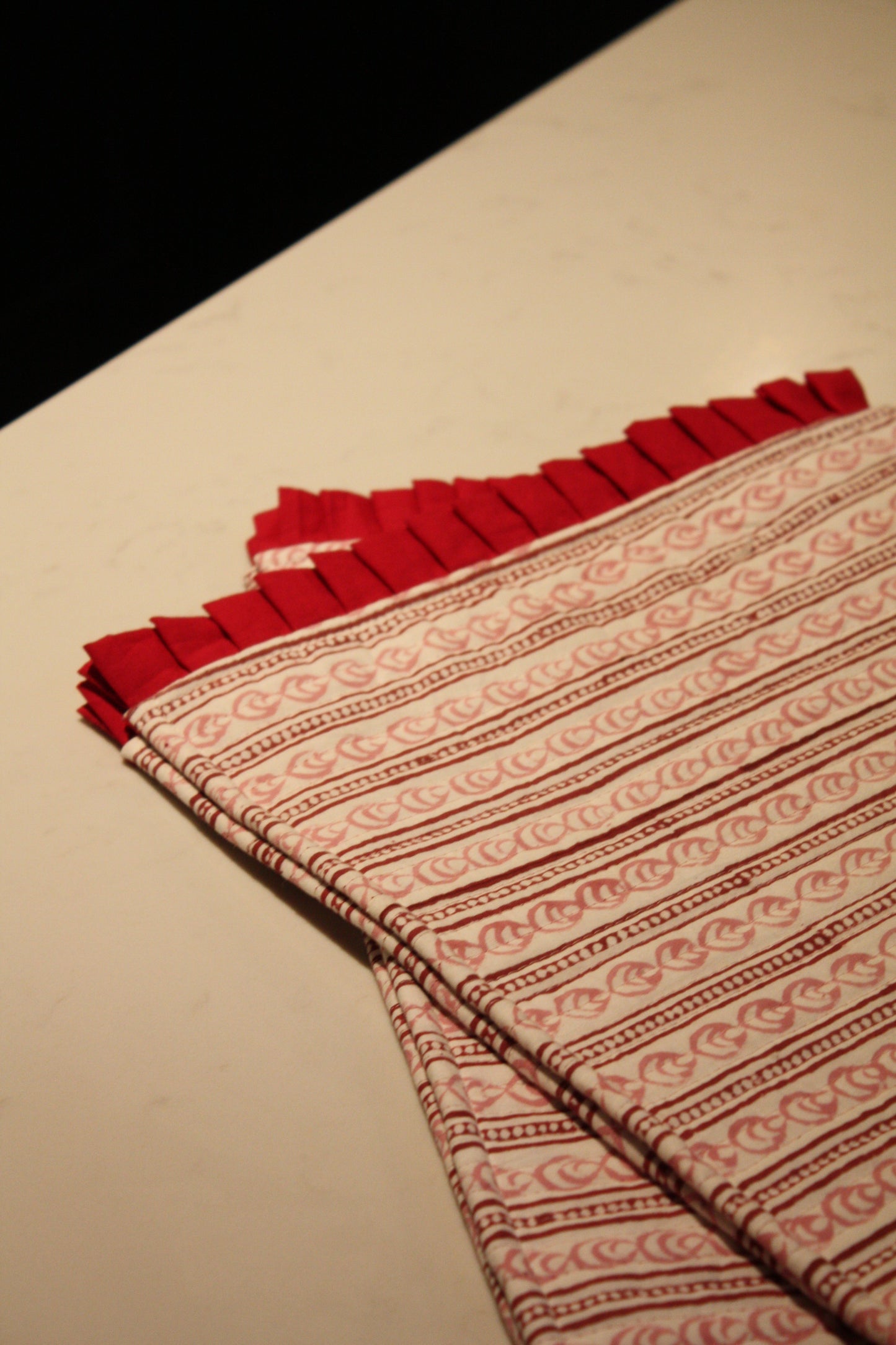 Pink Stripe Placemats