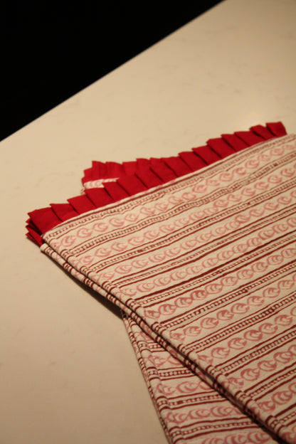 Pink Stripe Placemats