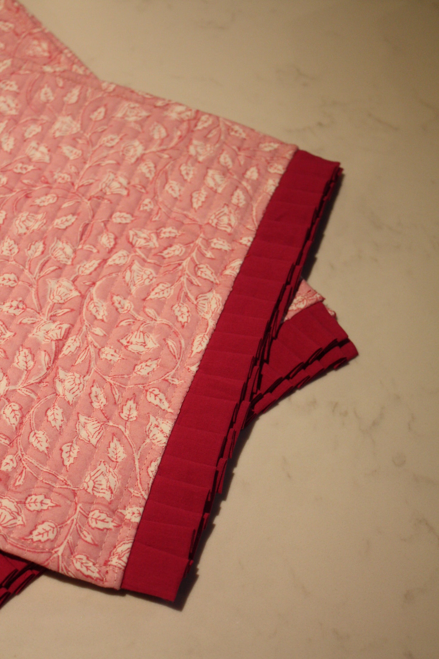 Pink Floral Placemats