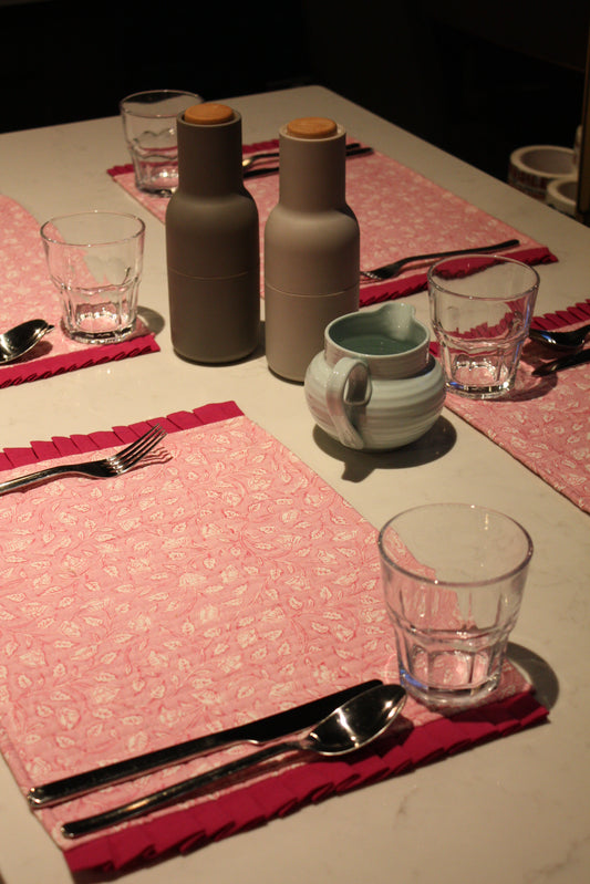 Pink Floral Placemats