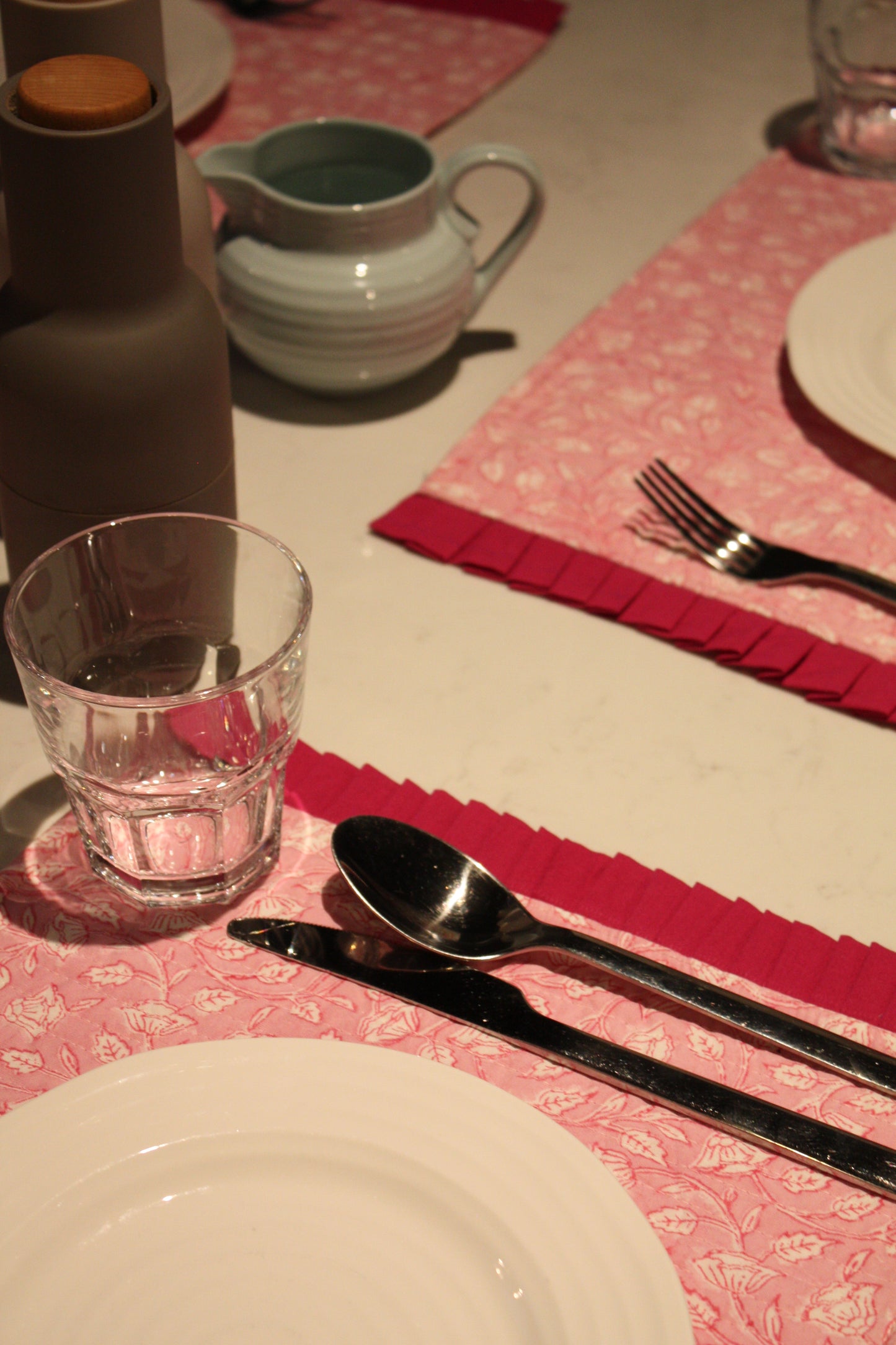 Pink Floral Placemats