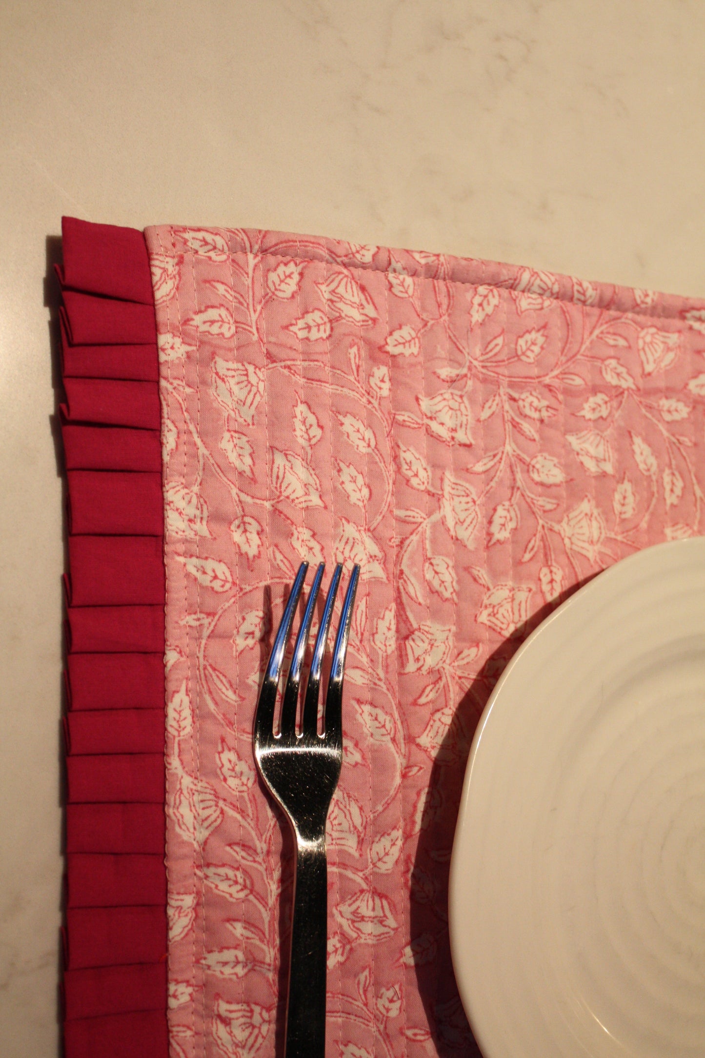 Pink Floral Placemats