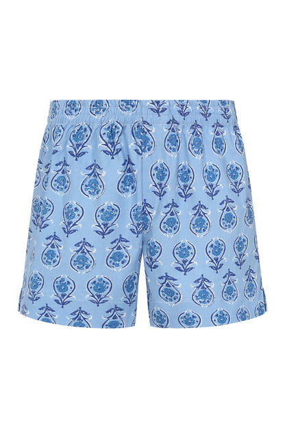 Blue 'Boxer' Shorts