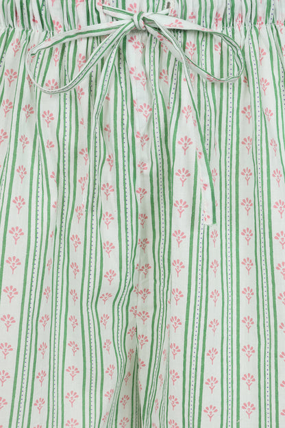 Green Stripe Trousers