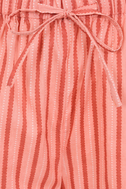 Pink Stripe Trousers