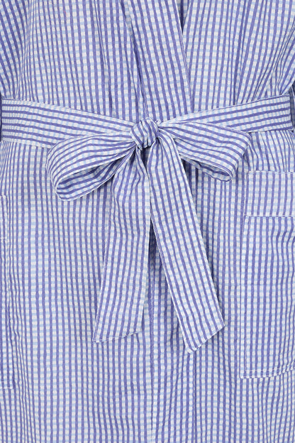 Blue Gingham Robe
