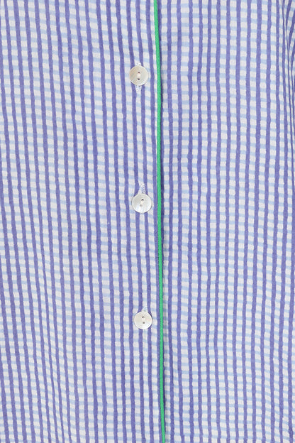 Blue Gingham Short Pyjama Set