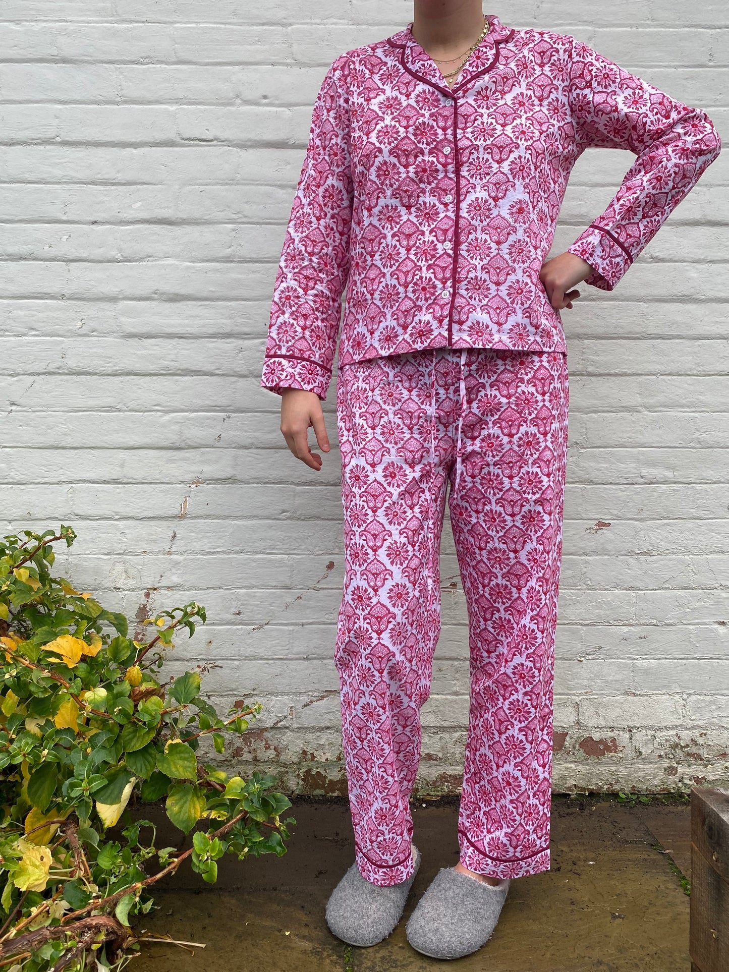 Paprika Pink Pyjama Set