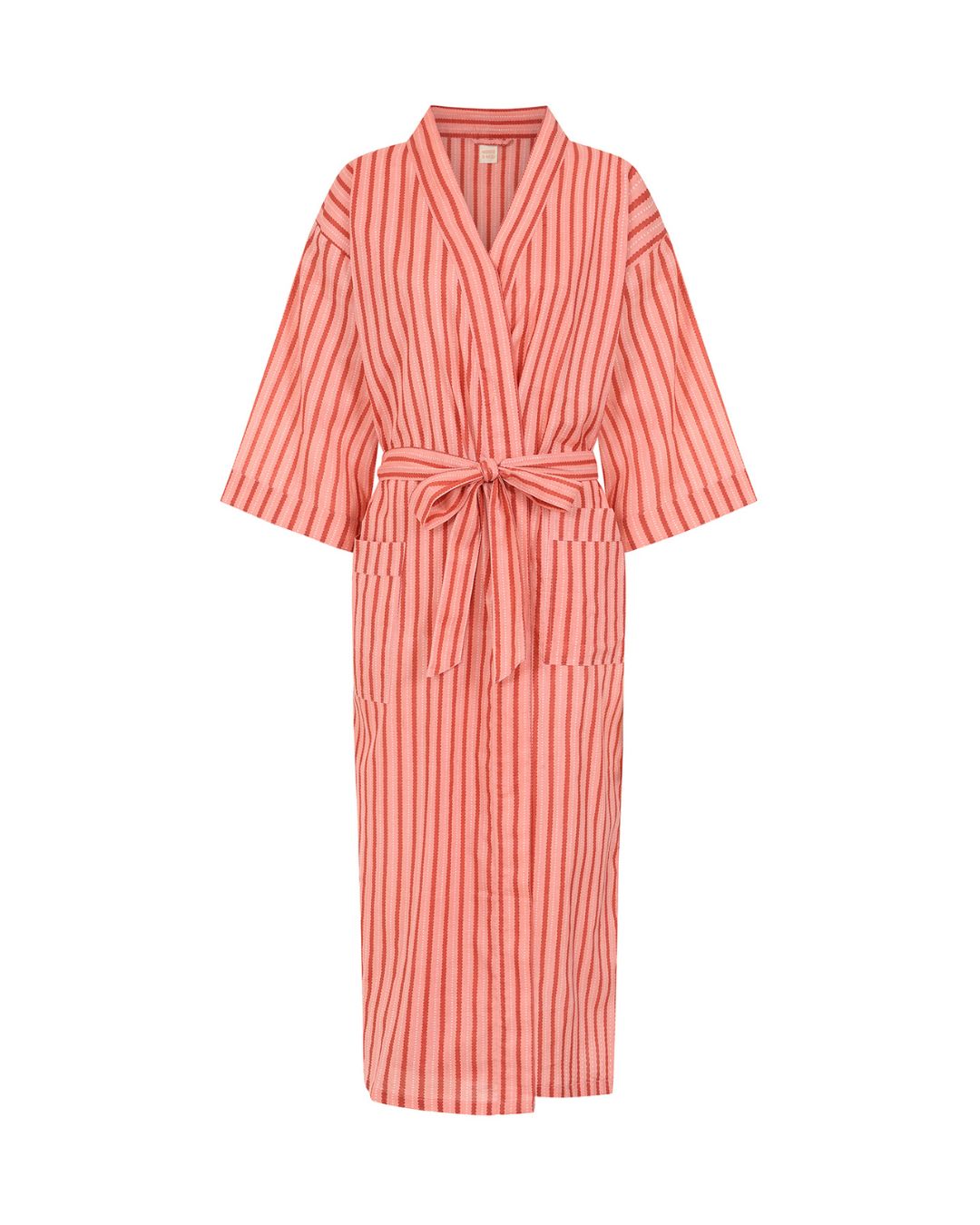 Pink Stripe Robe