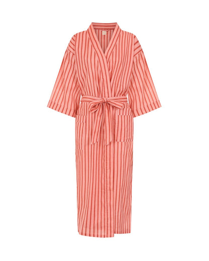 Pink Stripe Robe