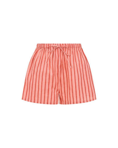Pink Stripe Shorts