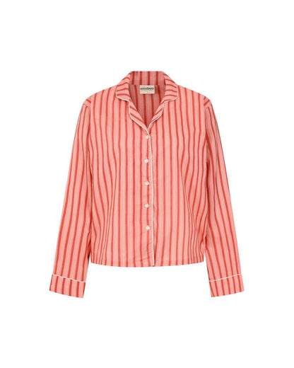 Pink Stripe Short Pyjama Set