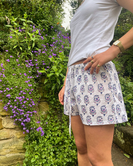 Lilac Bloom Shorts
