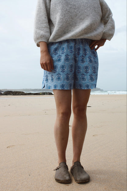 Blue 'Boxer' Shorts
