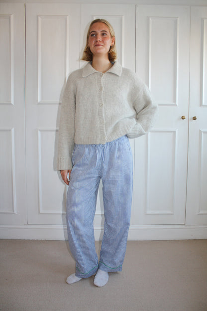 Blue Gingham Trousers