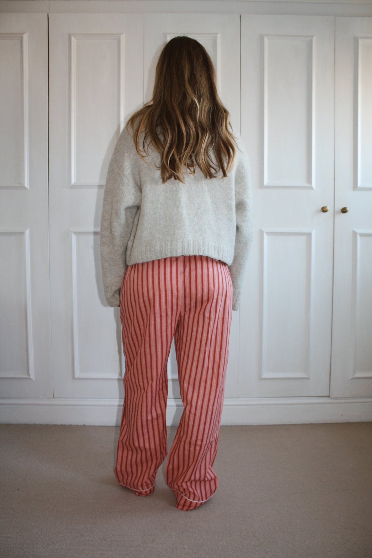 Pink Stripe Trousers