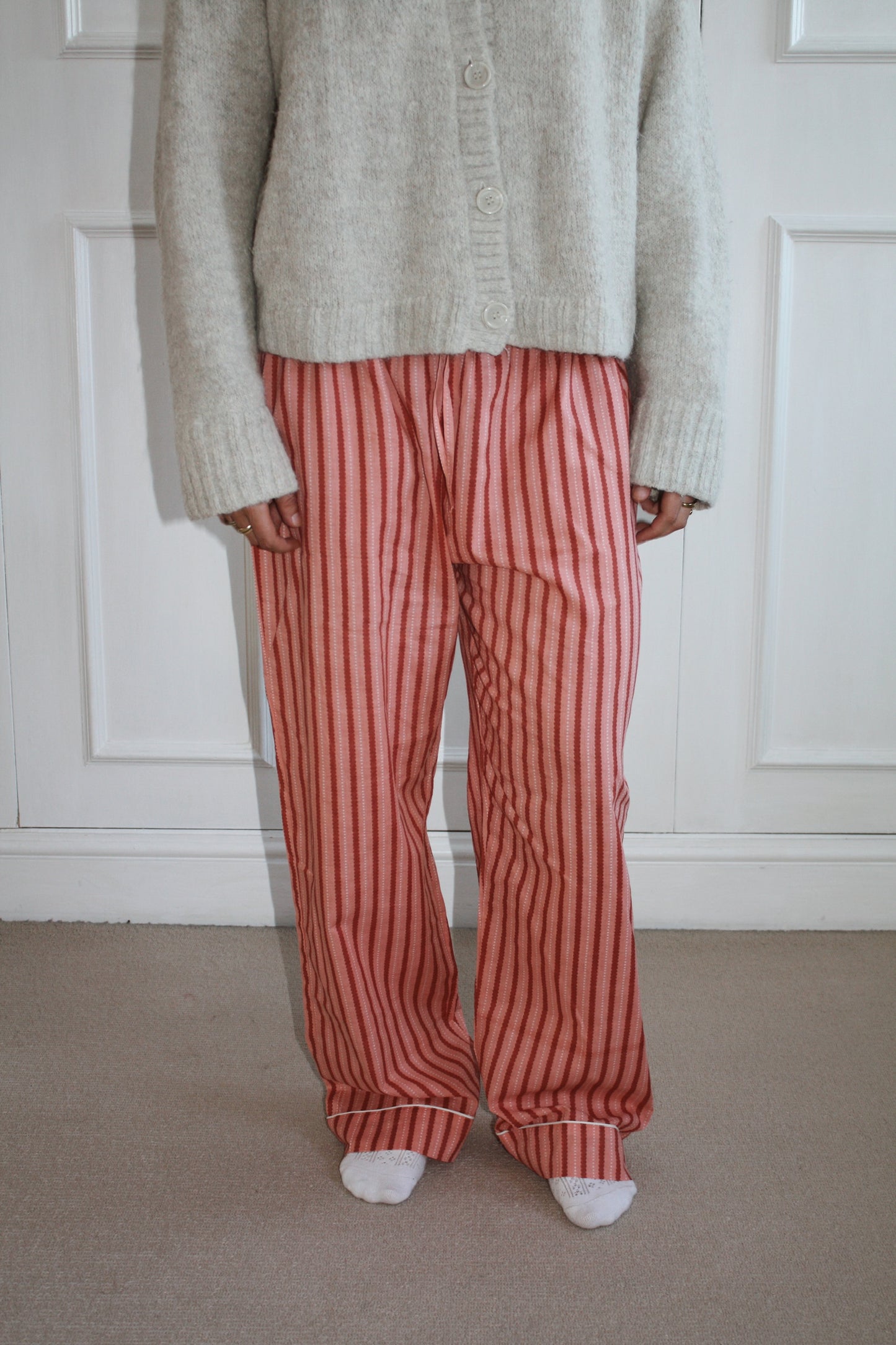 Pink Stripe Trousers